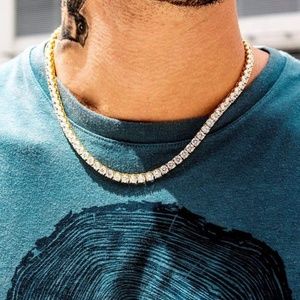 Brand new 18" Gold 5mm tennis chain.